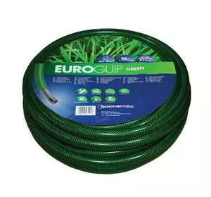 Шланг садовий Tecnotubi Euro Guip Green для поливання діаметр 5/8 дюйма, довжина 50 м (EGG 5/8 50) Presto-PS